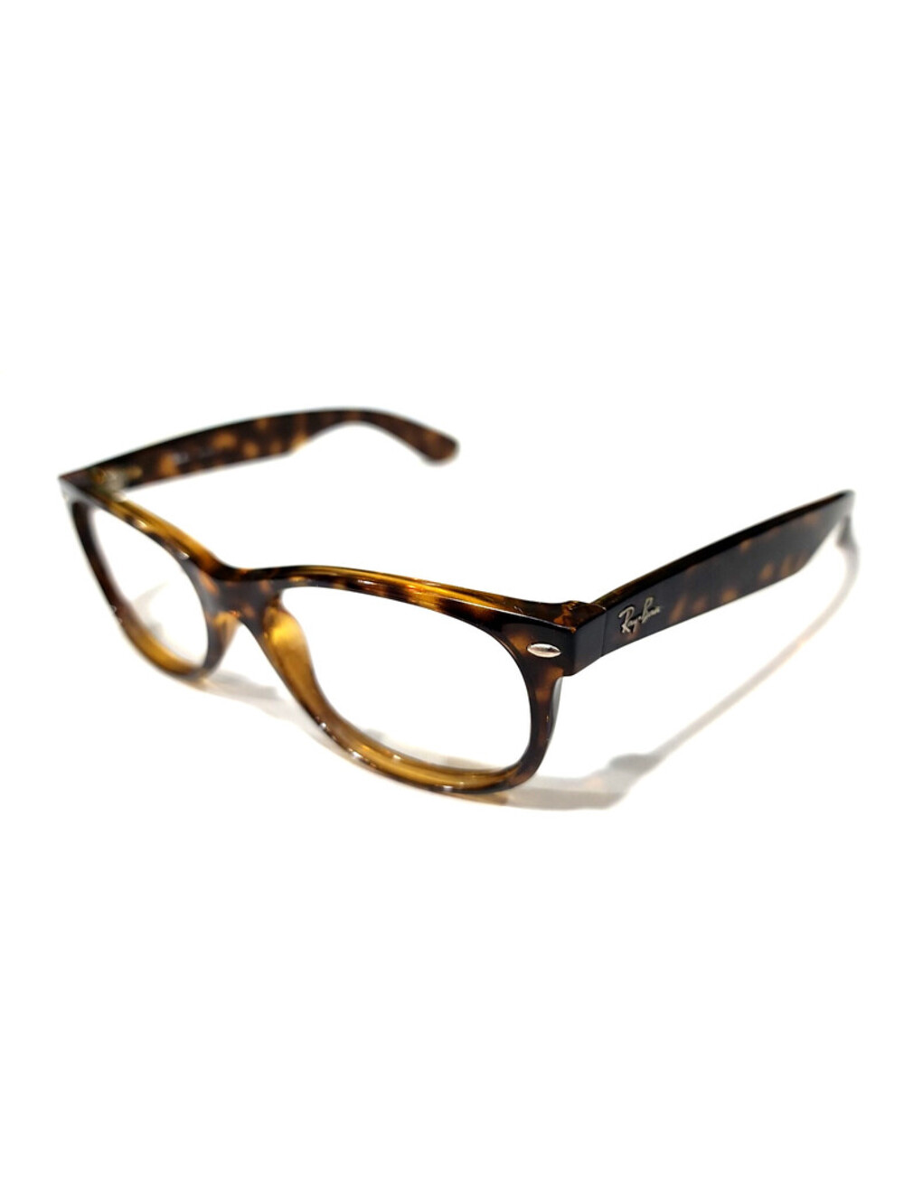Ray Ban Rb2132 902 One Wide Arm New Wayfarer Tortoise Sunglasses Frame 55-18